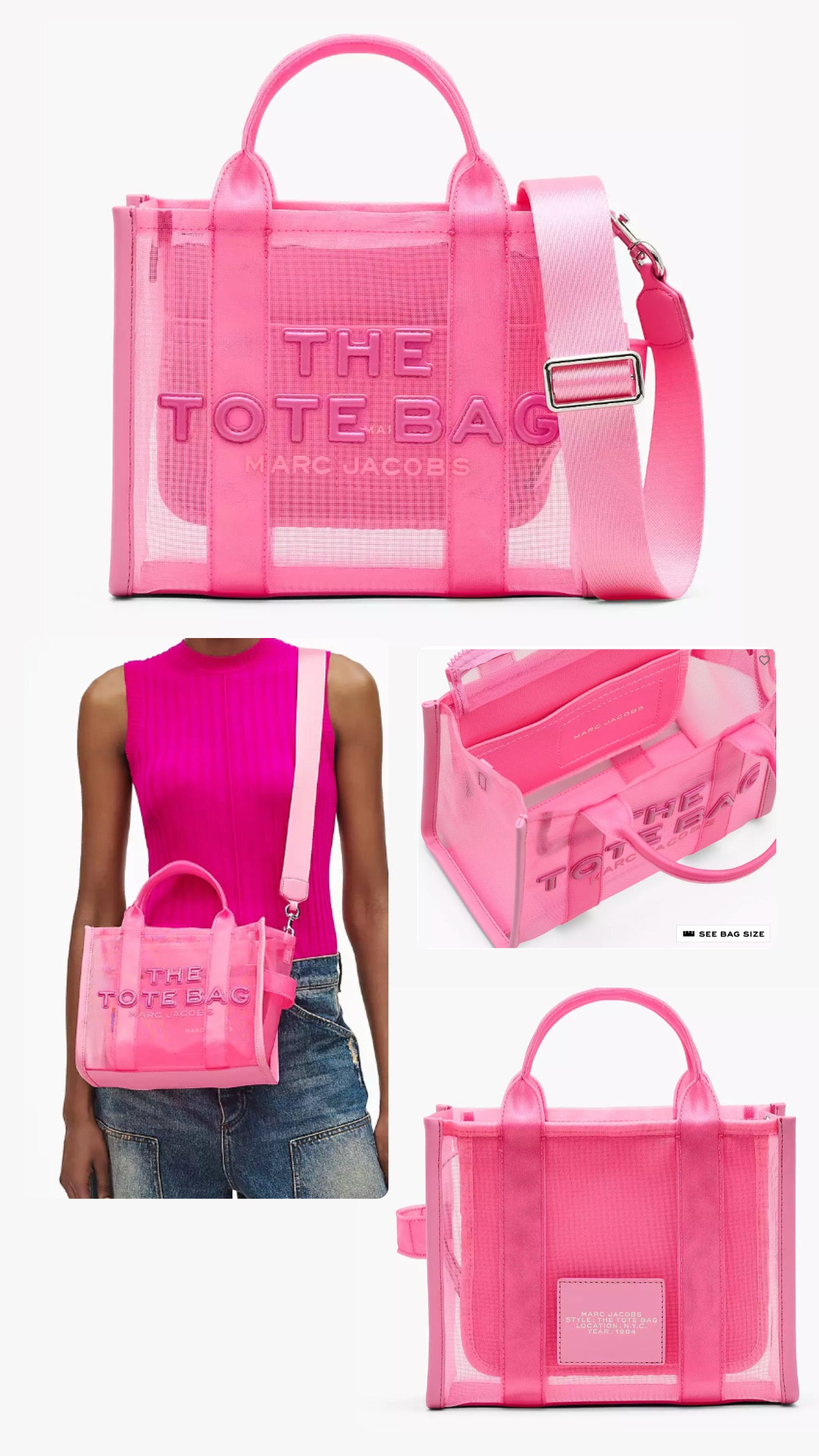 Marc Jacobs The Mesh Tote Bag