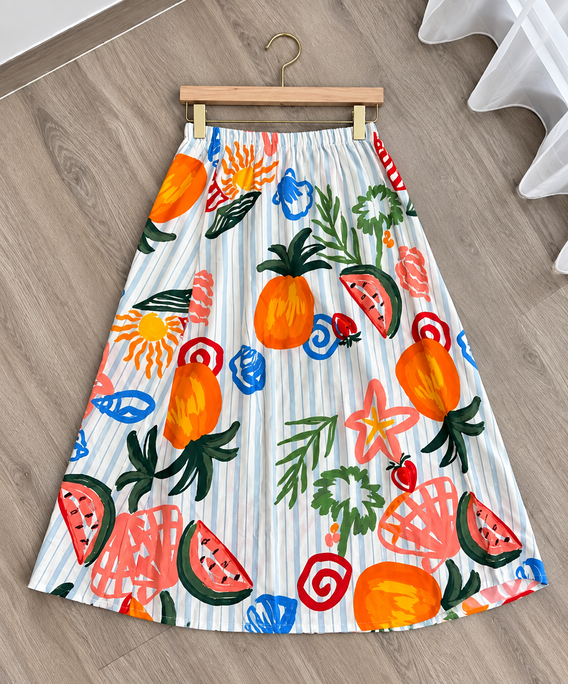 Falda estampada