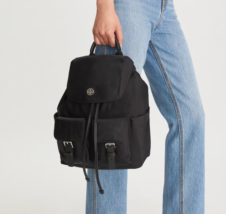 Tory Nylon Flap Backpack