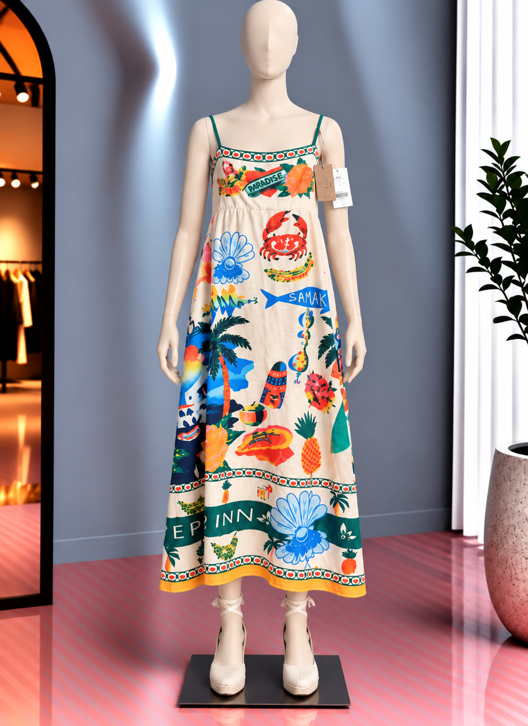 Vestido estampado