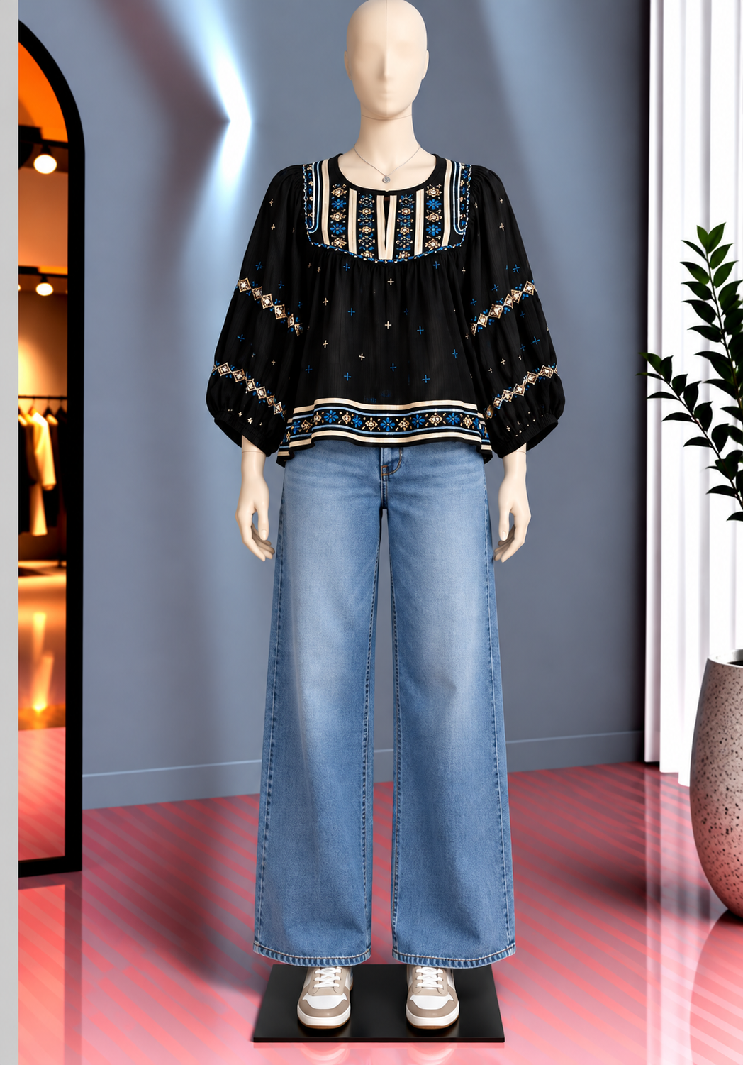 Blusa tejida