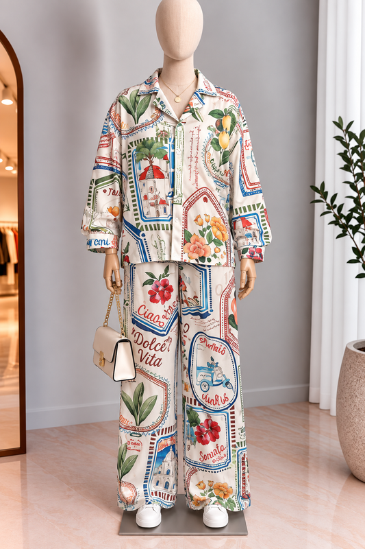 Conjunto Estampado Multicolor