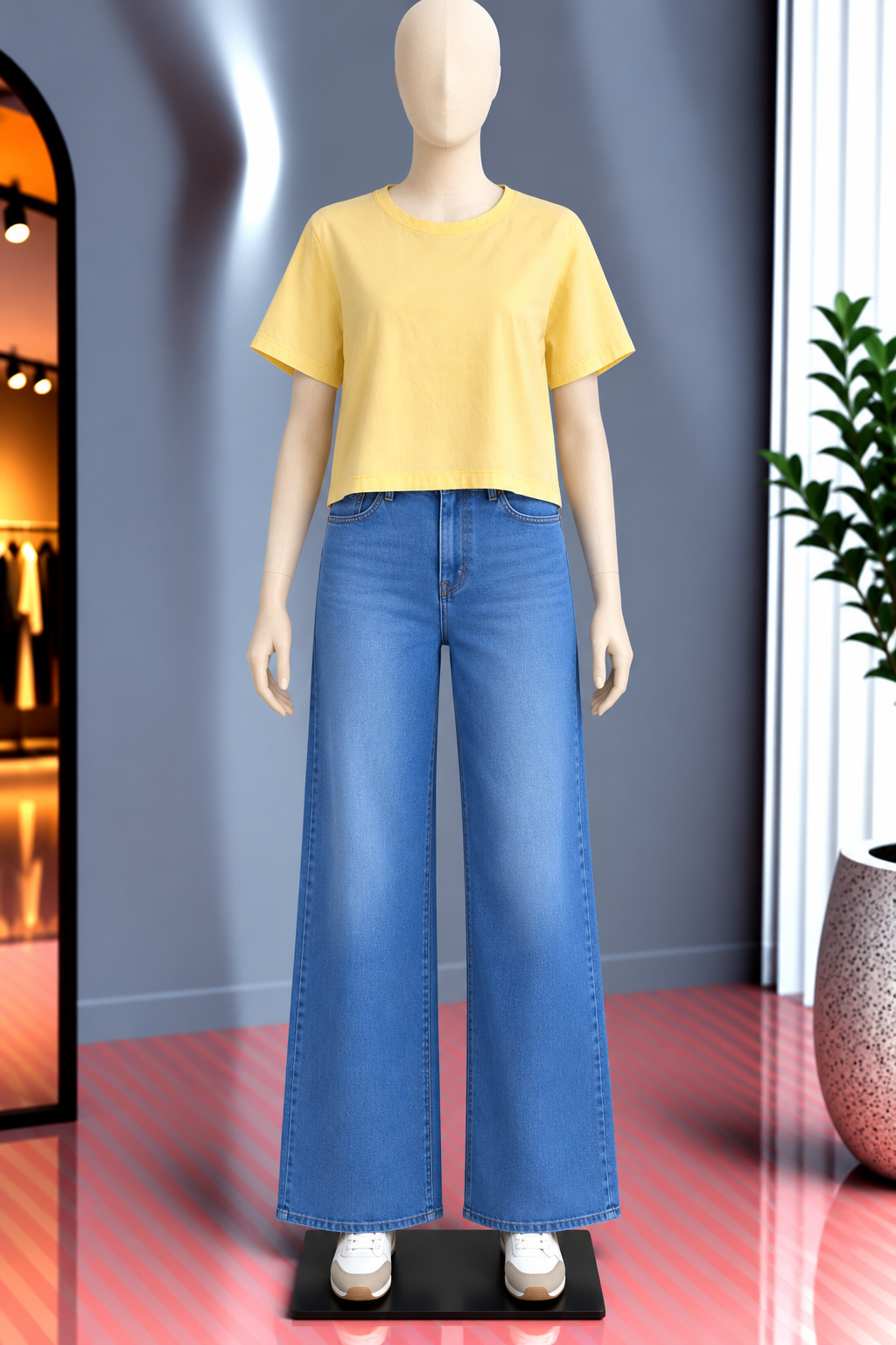 Blusa Amarilla Básica