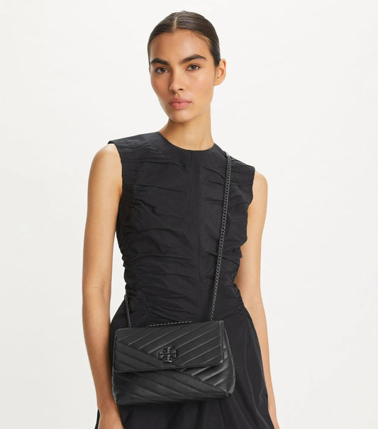 Tory kira chevron small convertible shoulder bag